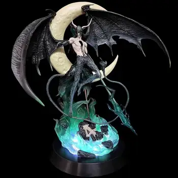 Mare Figura Cu Lumina Anime Bleach Ulquiorra Cifer Figurina Cu Aripi Black Pearl Model 40cm Jucarii Cadou de Ziua de nastere Colectie