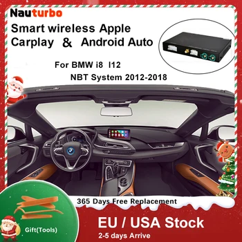 Wireless CarPlay pentru BMW i8 I12 NBT Sistem 2014-2018, cu Android Auto Mirror Link AirPlay Youtube Mașină a Juca Funcția de Navigare