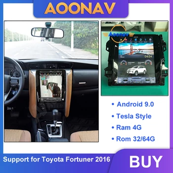 2din android auto radio auto pentru Toyota Fortuner 2016 player multimedia, autoradio ecran vertical navigare GPS MP5 player DVD
