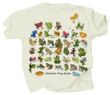 Final Frog & Broasca Ghid De Adult T-Shirt S M L Xl Xxl Culoare Naturala 40 De Specii