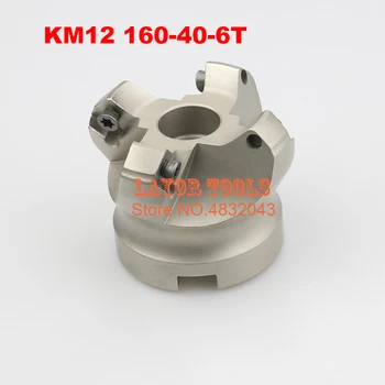 KM12 160-40-6M de 45 de Grade Umăr Fata frezare CNC freze,freze instrumente,carbură de a Introduce SEHT1204