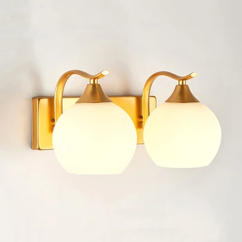 Nordic Simplu cu LED-uri Lampă de Perete de Sticlă, Lumini de Perete Pentru Casa Living, Dormitor Bordura de Lumină Oglindă de Perete Tranșee Lumina Luminarias