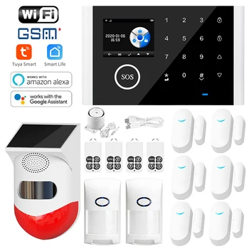 tuya WiFi acasă de alarmă pg103 antifurt sistem de alarma pachet 433mhzgsm sistem de alarmă de securitate acasă inteligent