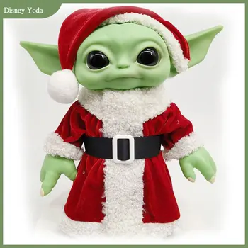 Disney Yoda Figura Grogu Crăciun Acțiune Figura de Jucării pentru Copii Yoda Star Wars 27cm Anime Papusa de Plus Cadouri de Craciun Pentru Copii