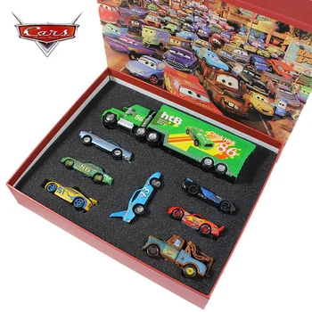 Disney cutie de cadou set PixarCar3 Metal 1:55 aliaj mașinuță Fulgerul McQueen și mater, sally, Raymond Baiat cadou de ziua de nastere