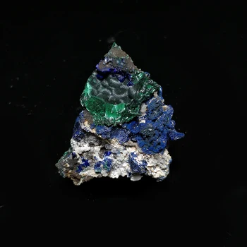 28g C4-4E Naturale Malachit și Azurit Cristal Mineral Specimen Din Laos
