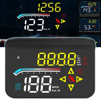 New Sosire 1 buc Digital, Vitezometru GPS Head-Up Display Depășirii Obosit Viteza de Alarmă de Avertizare