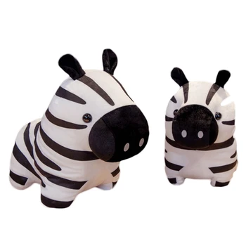 Fierbinte Frumos Viața Reală Zebra Jucărie de Pluș de Simulare de Cal Drăguț Animale Jucării pentru Copii Copil Moale Creative Perna Decor Minunat Cadou