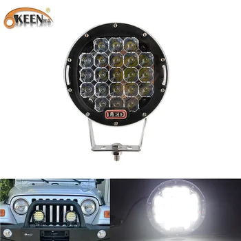 OKEEN 7inch 63W LED Lumina de Lucru Locului de întâlnire Off-Road Ceață de Conducere de Lumină, Bara de protecție pentru Jeep 4x4 Camioane SUV Cabină de Vapor Auto ATV Hunter