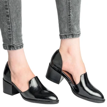 2023 Vara Pantofi Casual Pentru Femei Hollow Out Oxford Pantofi Toc Indesata Aluneca Pe Birou De Zi Cu Zi Pantofi Marime Mare 43 Doamnelor Pantofi