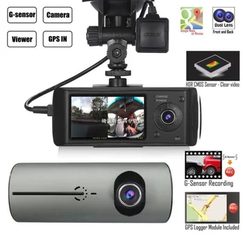DVR auto Full HD 1080P Cam Dash Dash Vehicul Camera Auto Video de Conducere Recorder GPS Tracker Viziune de Noapte G-senzor Dashcam Dvr-uri