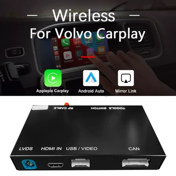 Wireless CarPlay Decodor Cutie MuItimedia Interfață CarPlay, Android Auto Kit Retrofit pentru Volvo V40 V60 S60/S60L XC60