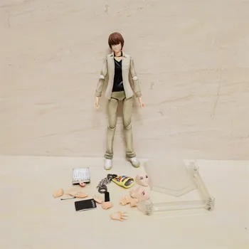 Anime Death Note Yagami Light PVC figurina de Colectie Model de Păpușă Jucărie 16cm Figma