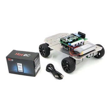 4WD auto Șasiu pentru Arduinos APP Control de la Distanță RC Bluetooth Robotica Kit de Învățare de Învățământ Stem Jucării pentru Copii Copil