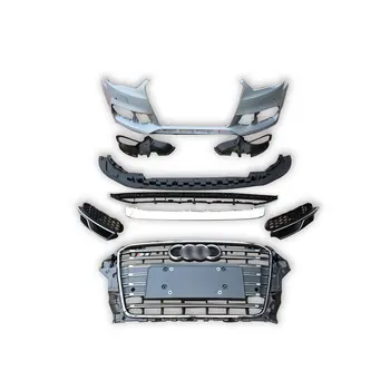 Piese auto auto bare de protectie cu Gratar Pentru 2014-2016A3 Upgrade S3 stil de kituri de Corp barele de protecție din Față