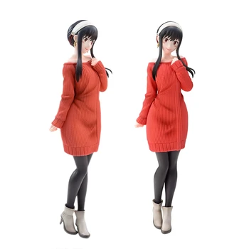 Anime SPION×FAMILIE Yor Falsificator de Acțiune Figura Loid Falsificator în Picioare din PVC Model de Păpușă Jucărie Cadou de Colectie Model de Ornamente 19CM
