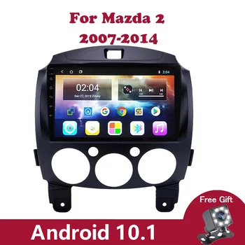 Android de 10.1 Radio Auto Multimedia Player Video de Navigare GPS Nr. 2 Din DVD pentru Mazda 2 2007-2014 Suport SWC OBD Camera DVR