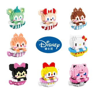 Mai Multe Stiluri Originale Disney Mici Blocuri De Jucărie Drăguț Mickey Minnie Model Animal Educație Grafica De Joc Jucarii