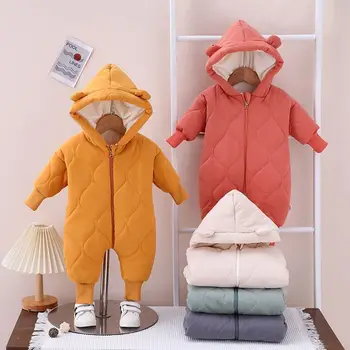 Salopetă pentru copii Nou-născut dintr-O bucata Haine Băieți și Fete Toamna Îmbrăcăminte de Iarnă pentru Copii de Catifea Caldă Bodysuits, Îmbrăcăminte pentru sugari