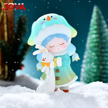 JOVA Poveste de Iarna Seria Orb Cutie Ghici Sac de Acțiune Figura Jucării Kawaii Desktop Model de Papusa Prietena Ziua de nastere Cadou de Colectie