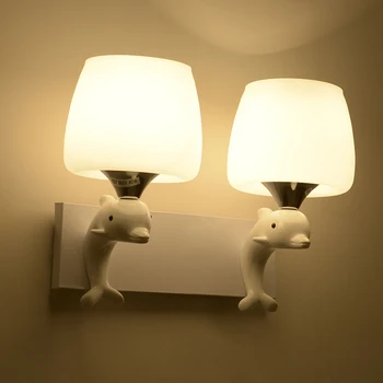 Lampa de perete cu Led Loft Iluminat Acasă Nordic Light 110-220v Perete Dormitor de Iluminat Contemporan Montat pe Perete Noptiere, veioze