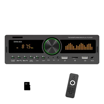 Singur Din Masina Stereo Autoradio-Un Robinet Asistent Voce Bluetooth Receptor Audio/apeluri Hands-Free cu Radio AM/FM