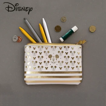 Disney Mickey Original Nou Sac de Cosmetice de Lux de Brand de Moda Ruj Cosmetice Geanta Multifunctionala PU Portabil Sac de Depozitare