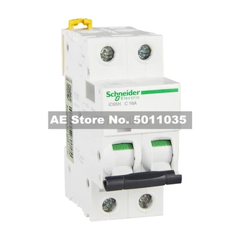 A9F28216 Schneider Electric miniature circuit breaker; iC65H 2P C16A