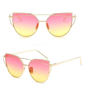 Zowensyh fierbinte de vânzare ochelari de soare ochi de pisica doamnă orbire culoare tendință generală de ochelari de soare în stil American European de moda ochelari de soare