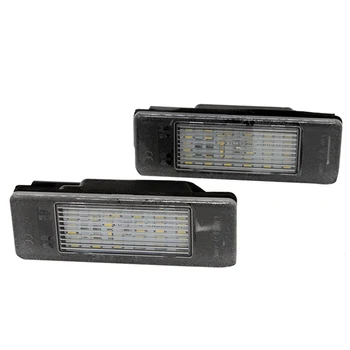 2 buc/pereche de Vânzare la Cald LED Numărul de Înmatriculare Lumina pentru Peugeot 106/1007/207/308/3008/406/508/607/806/807 Erori