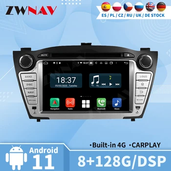 Carplay Radio Bluetooth Pentru Hyundai IX35 Tucson 2009-2015 Audio Auto Multimedia Central 2 Din Android Auto Ecran Stereo