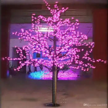 1,5 M-a CONDUS Artificiale Copac Floare de Cires, Lumina Lumina de Crăciun 480pcs Becuri cu LED-uri 110 220VAC Impermeabil fairy garden decor de Crăciun