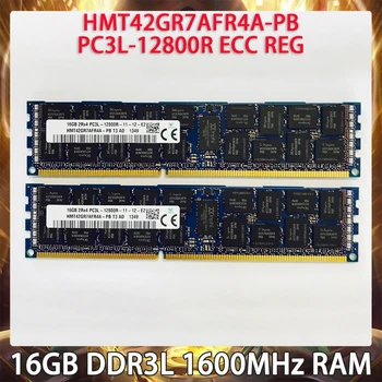 RAM 16GB DDR3L 1600MHz 2RX4 ECC REG PC3L-12800R HMT42GR7AFR4A-PB Pentru SK Hynix Server de Memorie Navă Rapidă Funcționează Perfect