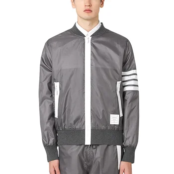 brand de Moda 2023 TB THOM Jacheta Barbati Slim Jachete Îmbrăcăminte Impermeabilă cu Dungi Sport uniforma de baseball Toamna Haina Casual
