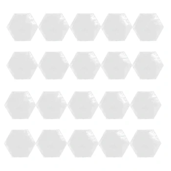 20buc Clar Acrilic Hexagon Gol Locul Carduri de Nunta de Decorare Pentru Masa de Numere cu Numele Oaspetelui