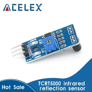 TCRT5000 Reflectorizante în Infraroșu Senzor IR Comutator Fotoelectric Barieră Linie Urmări Modul Pentru Arduino Diodă Triodă Bord 3.3 v