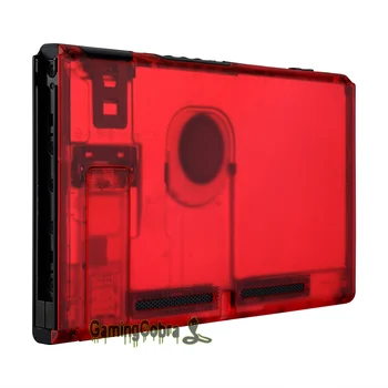 eXtremeRate Personalizate Limpede Transparent Roșu Consola Spate Placa de Locuințe de Înlocuire Shell pentru Nintendo Comutator Consolă cu Kickstand