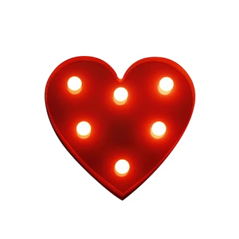 3D Dragoste Inima Lumina de Noapte LED-uri pentru Copii BedroomTable Lampa Creative Veioza pentru Ziua Îndrăgostiților Romantic Copii de Craciun Cadou