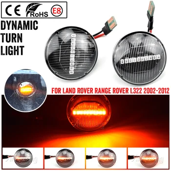 LED-uri dinamice Partea Repetor Indicator Curge Lumina de poziție Laterale Lampă de Semnalizare cu Lumină De Teren Range Rover L322 2002-2012