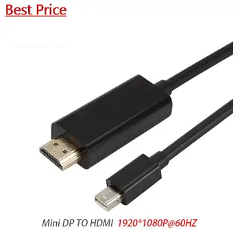 Dhl 200Pcs/lot Mini Displayport la HDMI Cablu HD Thunderbolt 2 Mini Display Port Cablu Adaptor Pentru MacBook Air Mini DP la HDMI