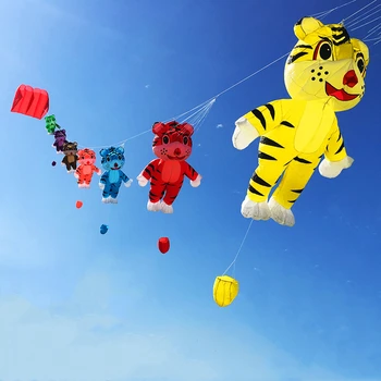Transport gratuit software-ul zmeu pandantiv Mic Tigru pilot gonflabile, zmeu în aer liber zboară zmeu de jucărie producator adult