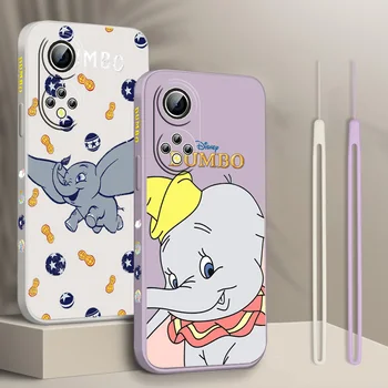 Desene animate Disney Dumbo Telefon Caz Pentru Xiaomi Redmi Notă 11T 11 11S 10T 10 9T 9 9 8T 8 7 6 5 Pro Lichid Stânga Coarda Funda Coperta Moale