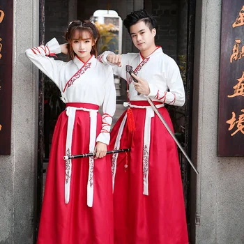 Chineză Tradițională Femei Hanfu Rochie Vechi Costum Zână Rochie Dinastiei Han Spadasin Imbracaminte Student Pe Scenă