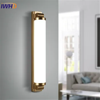 IWHD Simple Acrilice LED de Perete de Lumină Modernă, Clasa Rustic de Perete Dormitor Lampa de Iluminat Interior Perete Sconces corp de Iluminat Apliques Comparativ