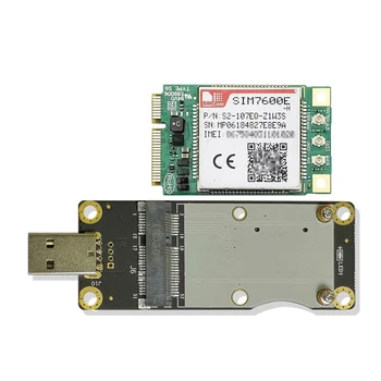 SIMCOM LTE Cat4 mini pcie modul SIM7600E-H cu mini pcie pentru USB 2.0 plăci card LTE-FDD/LTE-TDD/HSPA+/UMTS/EDGE/GPRS/GSM