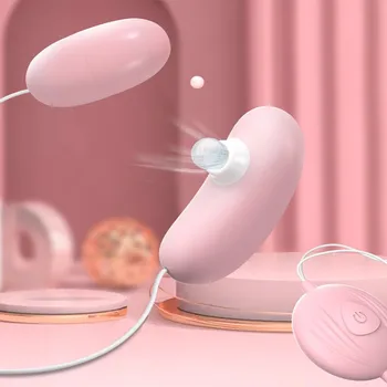 Vibratoare Ou Mașină De Sex Jucarii Vibratoare Pentru Femei, 7 Viteze Sari Ou De La Distanță Fără Fir Anal Stimularea Clitorisului Produse Pentru Adulți