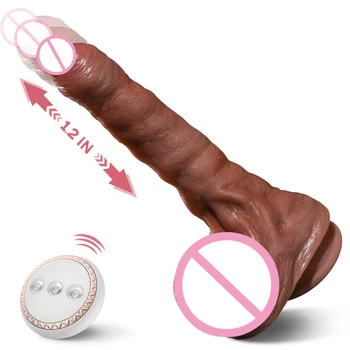 AAV 9 Inch Dildo-uri pentru Femei Realist Impingandu-Vibrator Vibrator cu 3 în 1 Modul de G Spot Vibratoare Jucarii Sexuale cu ventuza Puternica