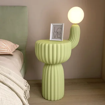Noptiere pentru Dormitor Creative Noptieră Lampa de Podea Lux Moderne Noptiere Rășină Cabinet de Stocare de Animale Art Decor