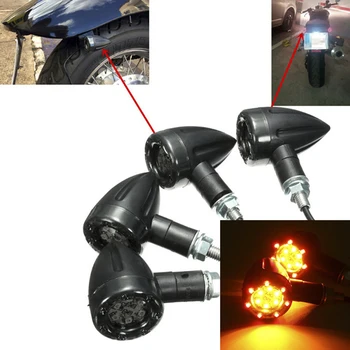 Semnalizare Lumini de Chihlimbar Motociclete Flasher Frână Indicator LED pentru Motociclete Iluminare Fierbinte