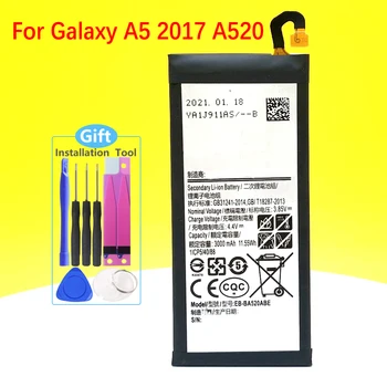 Noi EB-BA520ABE Baterie Pentru Samsung Galaxy A5 2017 Ediție A520 SM-A520F A520K A520L A520S A520W A520F/DS